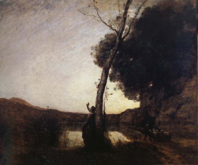 Corot Camille The morning star